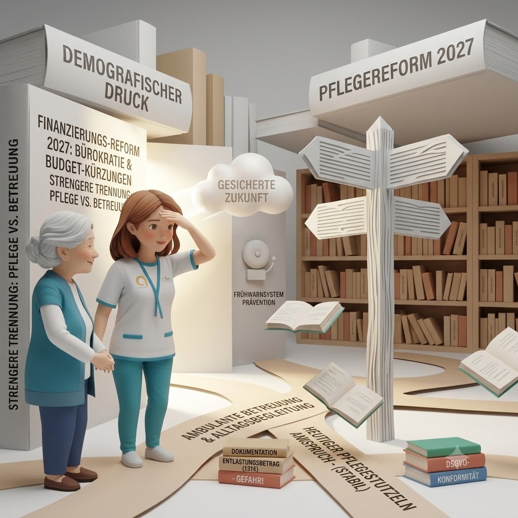 PEAR Artikel 10 – Pflegereform 2027 Chancen und Optimismus Grafische Übersicht 1